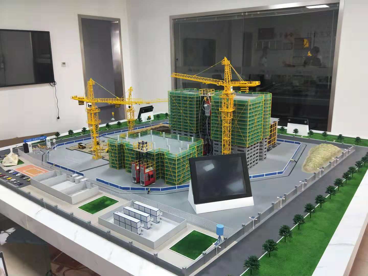 叙永县建筑施工场景模型
